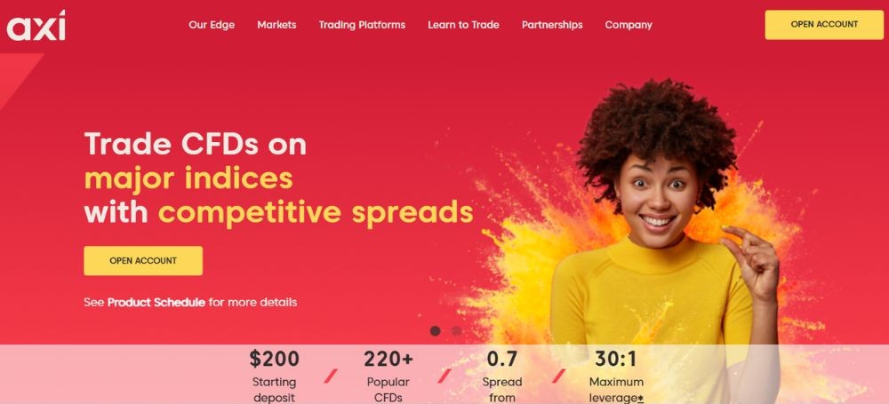 Website sàn AXI