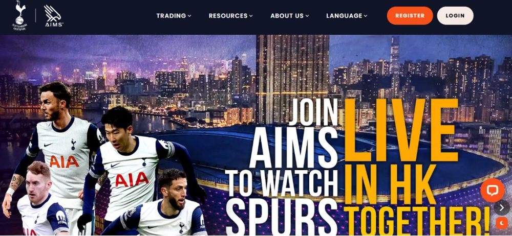 Website sàn AIMS